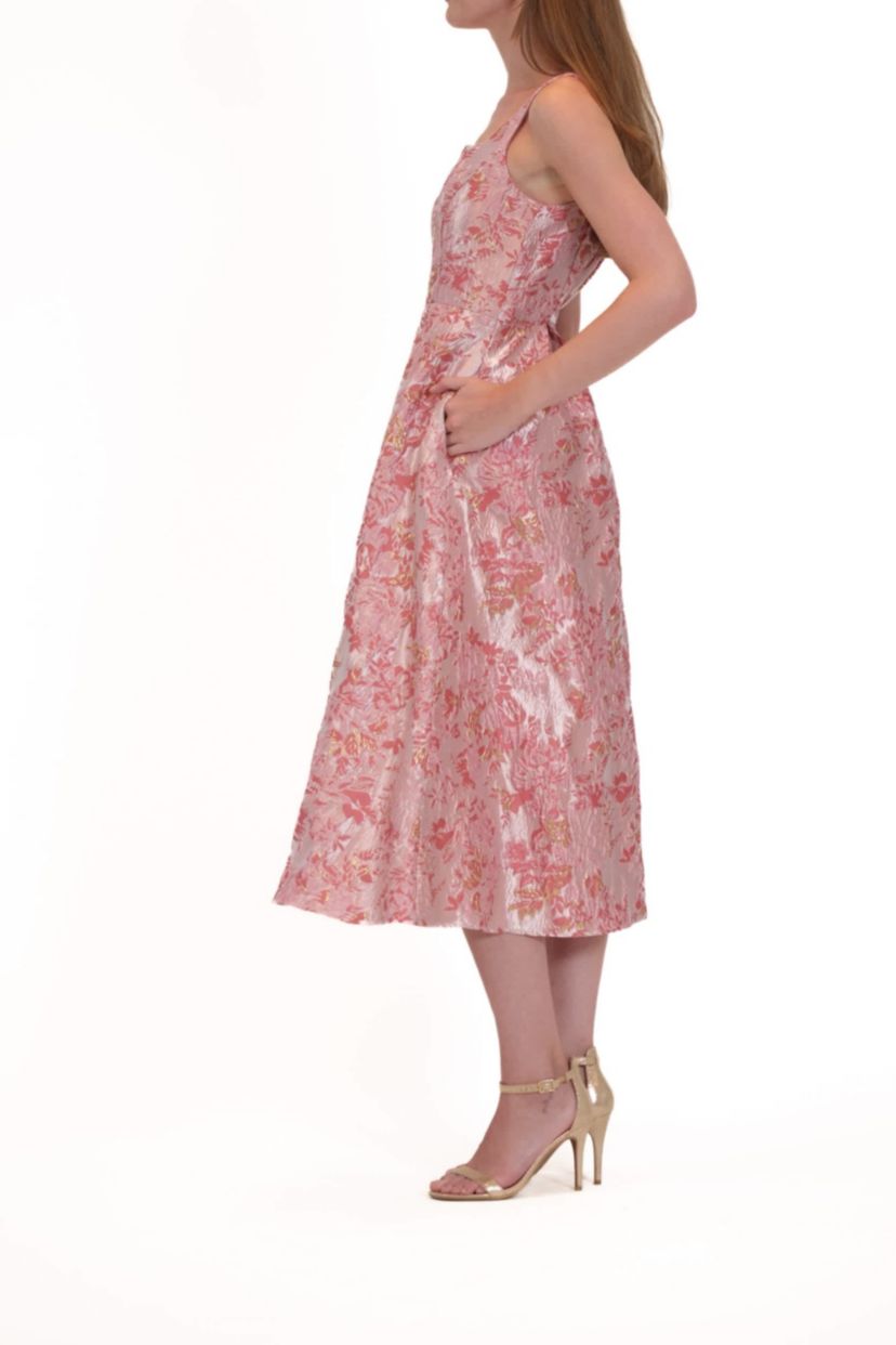 JACQUARD EVENING DRESS