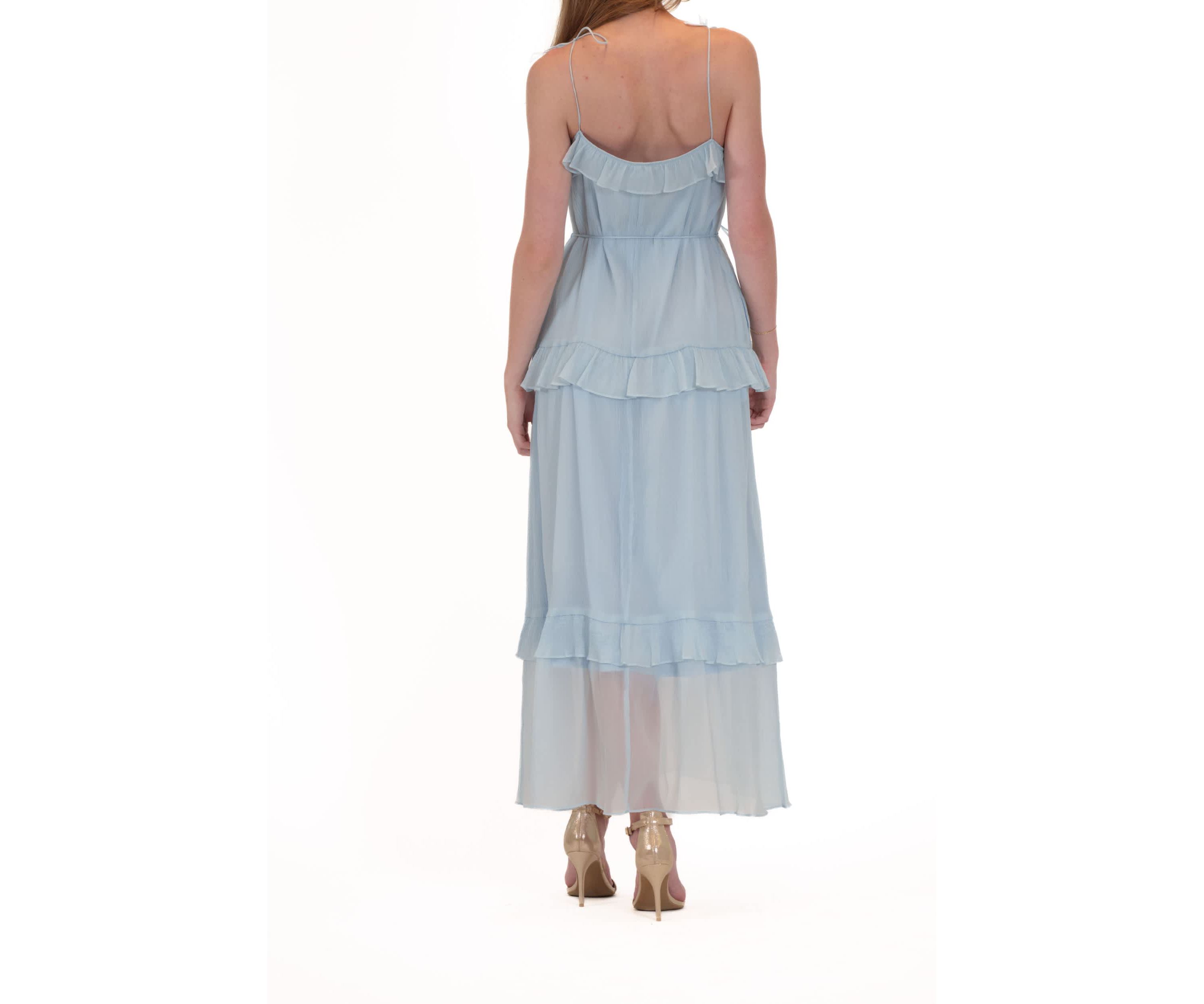 RUFFLE MAXI DRESS