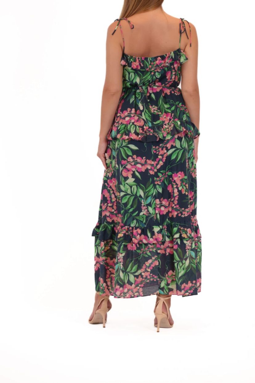 RUFFLE MAXI DRESS