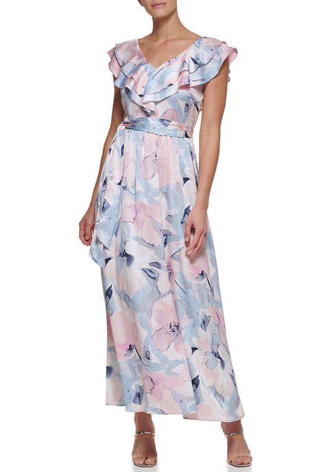 DKNY Womens Floral Day Dress