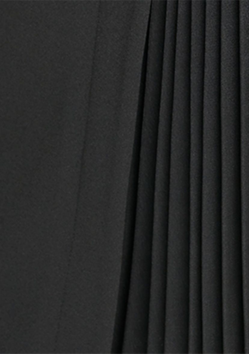 Womens Short Sleeve Belt Waist Solid Fit and Flare Dress