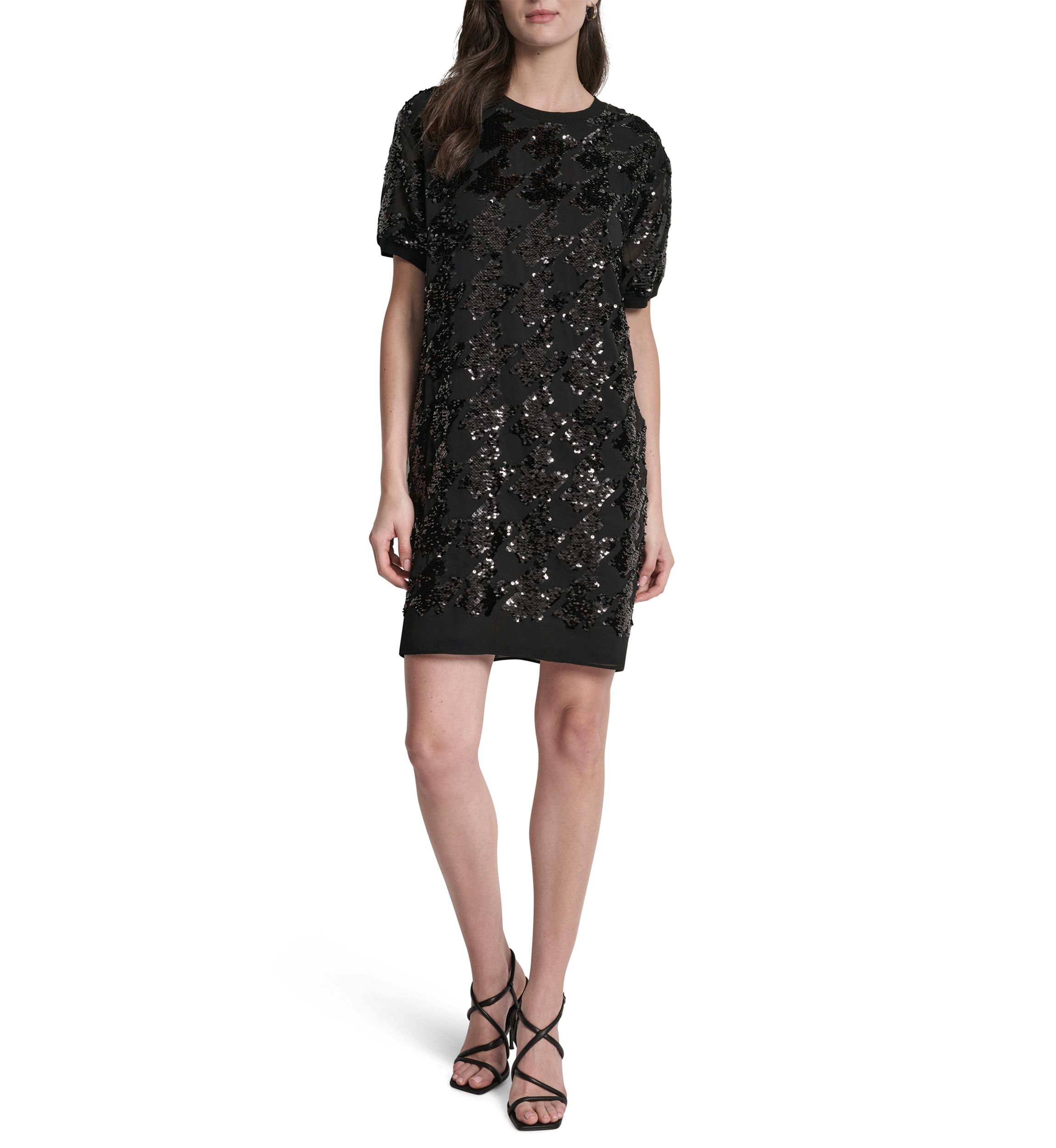 belk sequin dress R & M Richards Women's 3/4 Sleeve Embroidered Sequin Dress