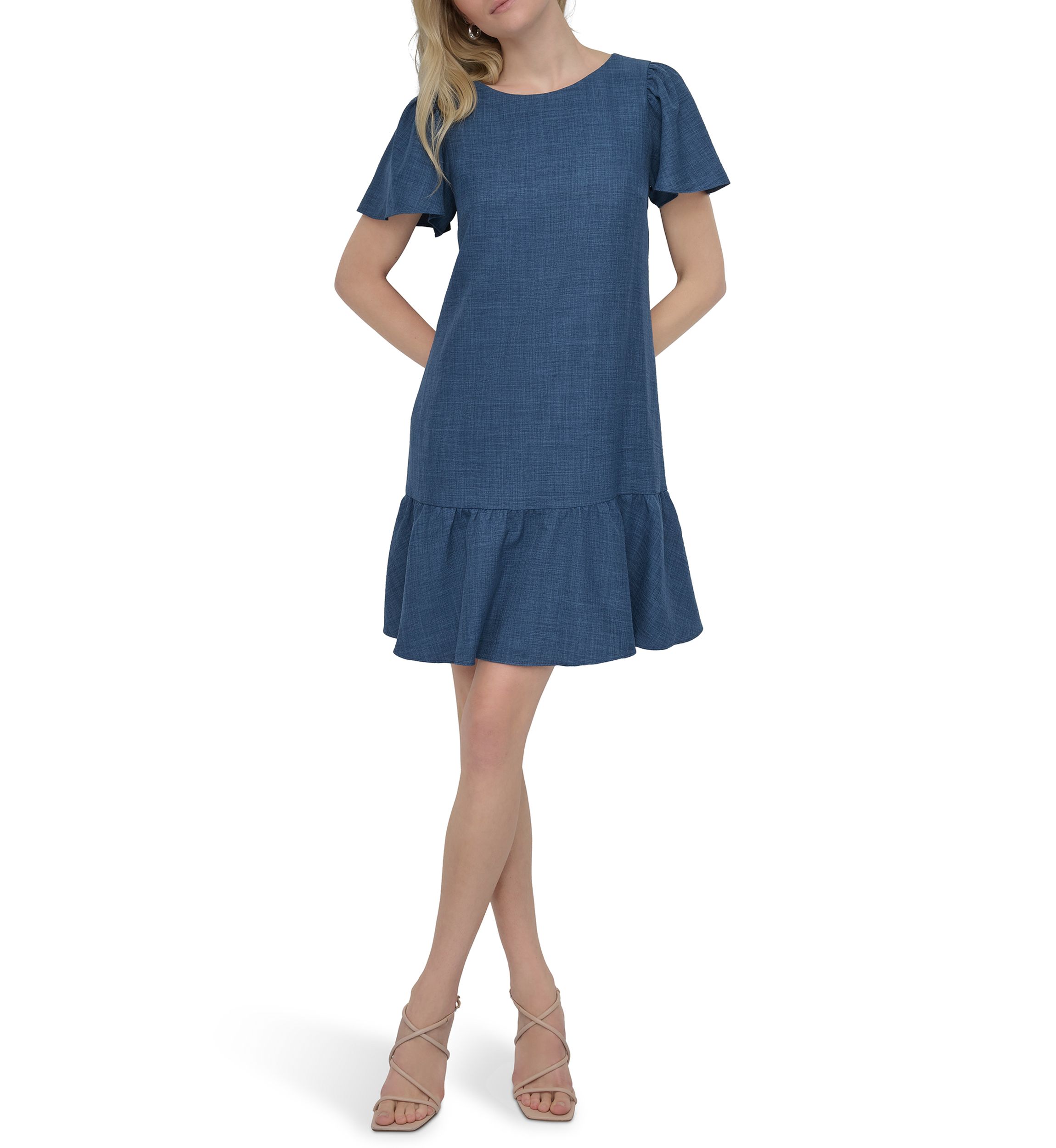 Womens Tiered A-Line Dress