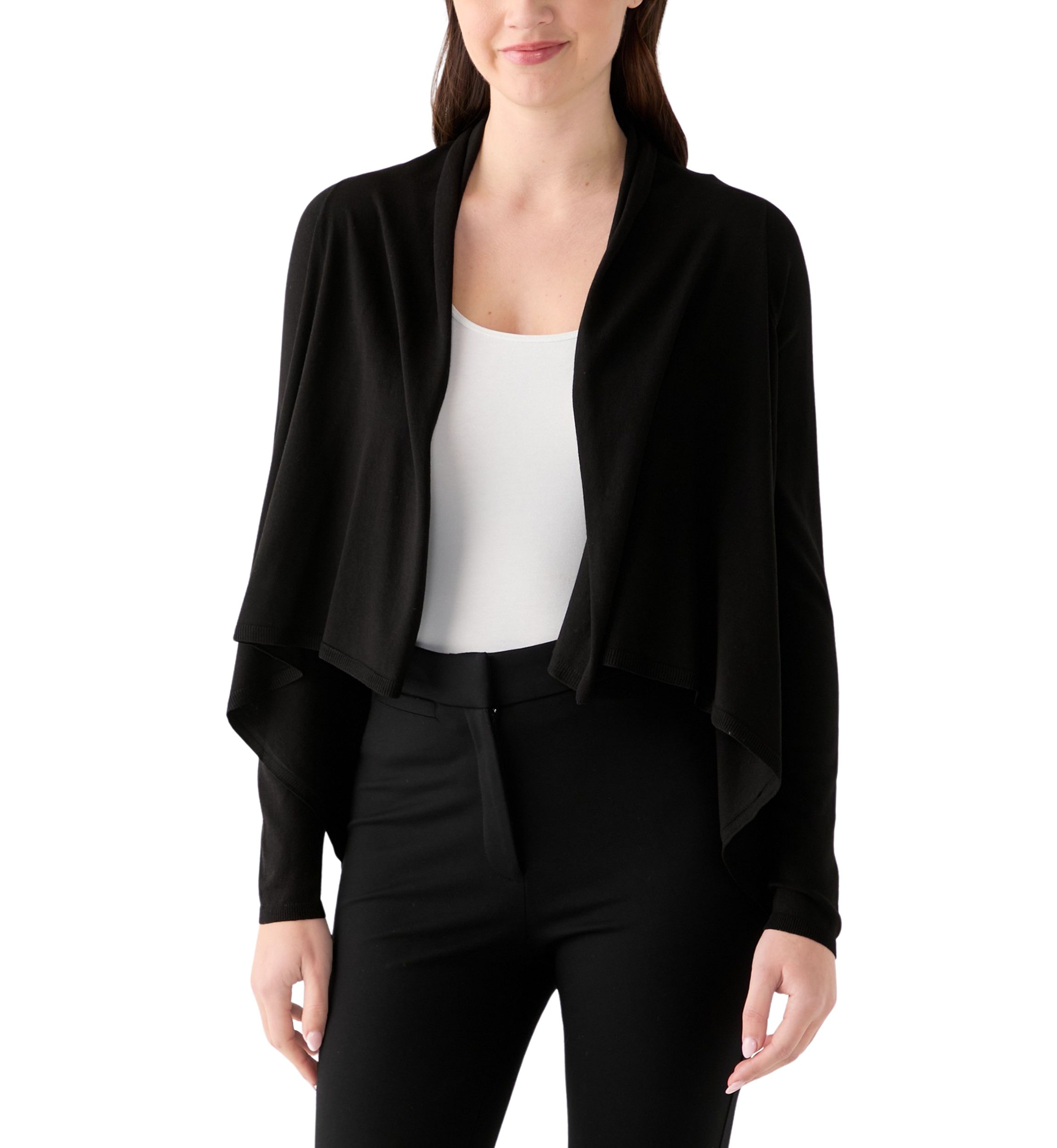 Womens Long Sleeve Solid Topper