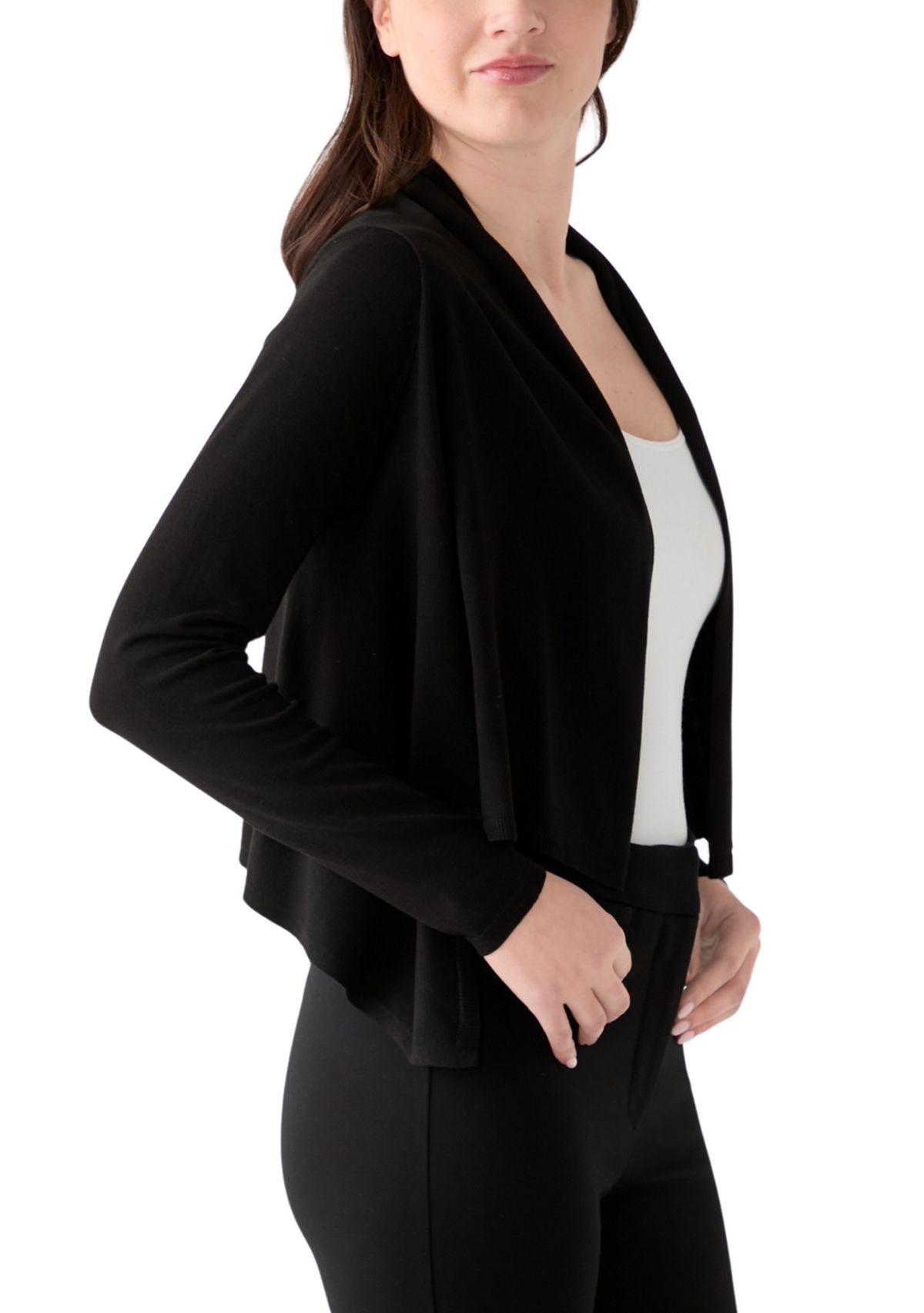 Womens Long Sleeve Solid Topper