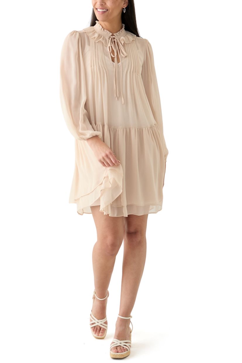 Womens Chiffon A-Line Dress