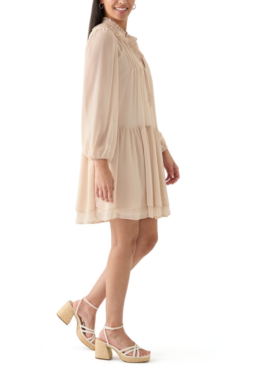Womens Chiffon A-Line Dress