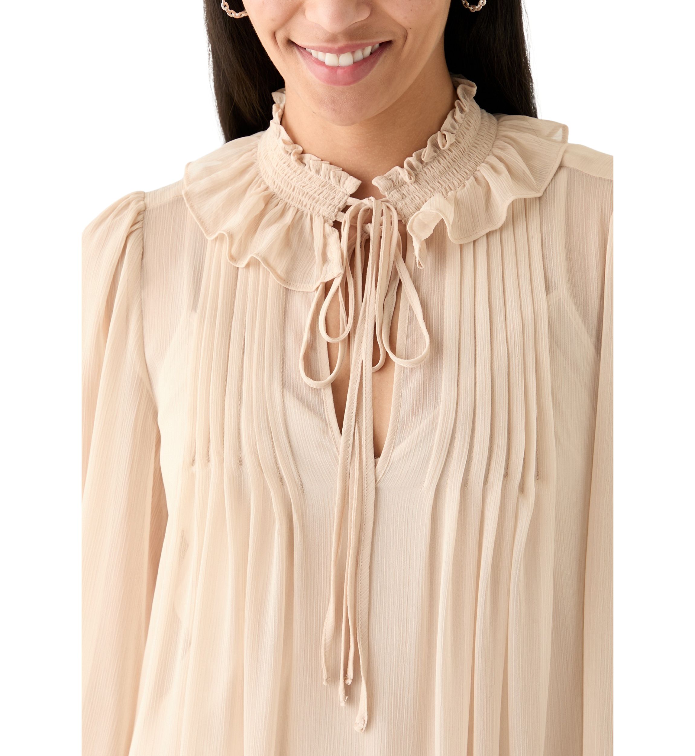 Womens Chiffon A-Line Dress