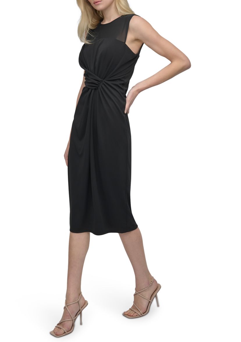 Womens Sleeveless Sheath Dress
