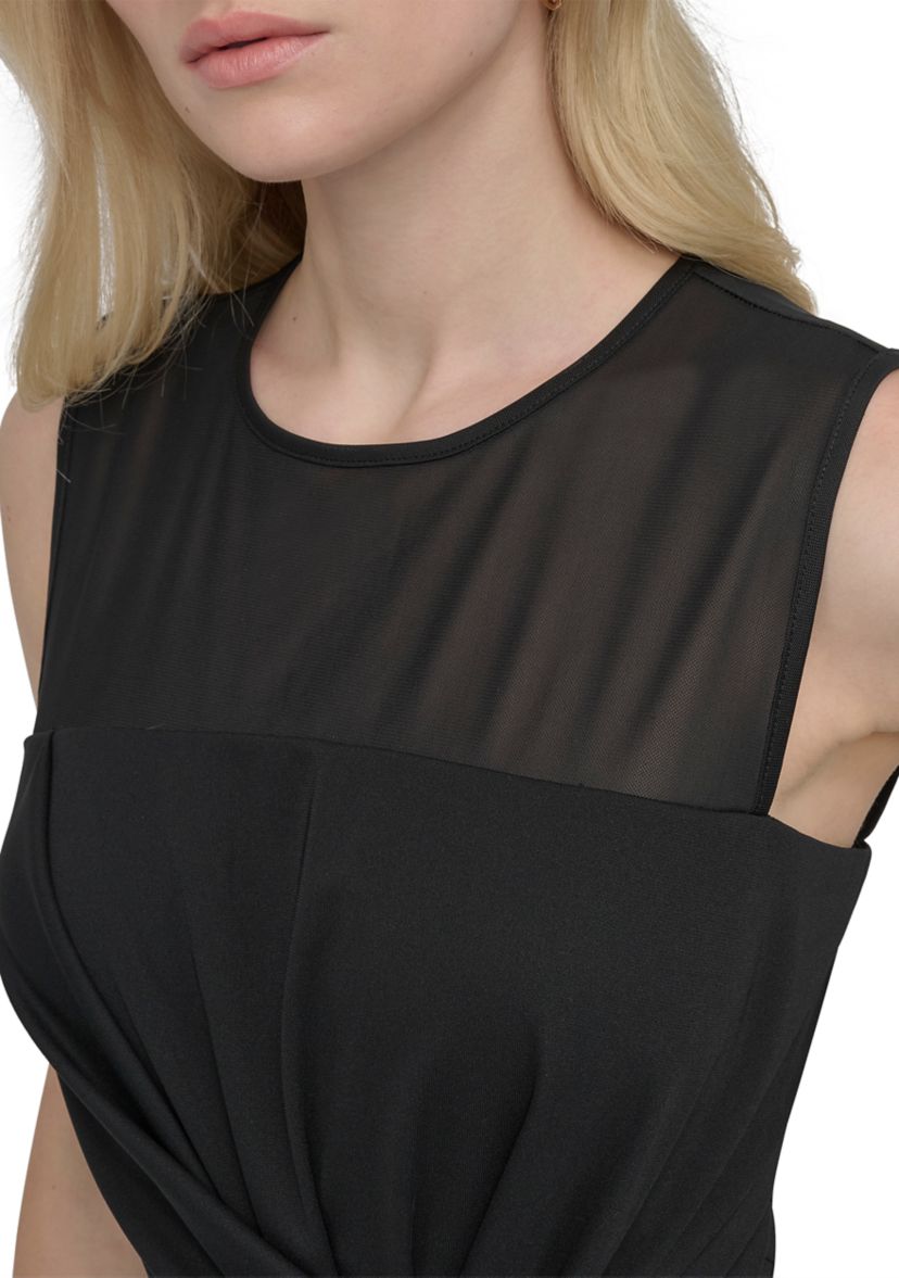 Womens Sleeveless Sheath Dress