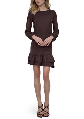 DKNY Women's Solid Washer A-Line Dress, 2