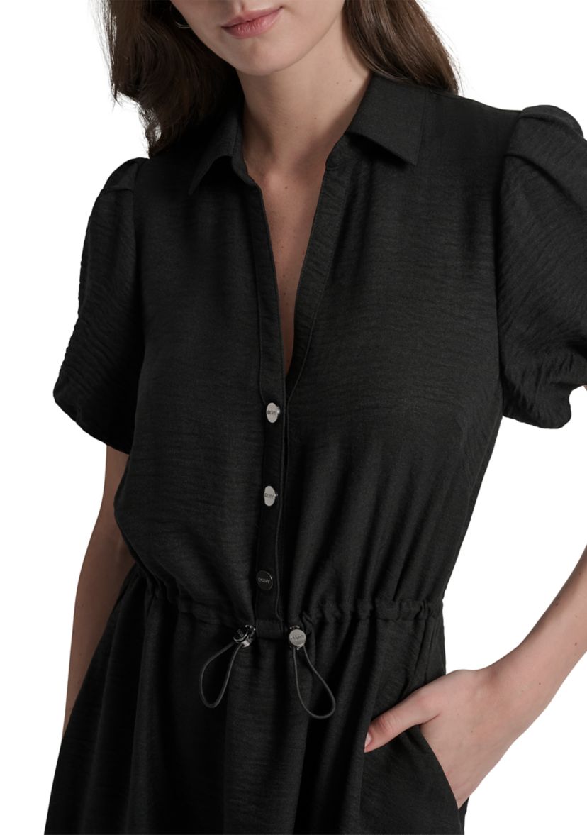 Womens Short Sleeve Shirtdress