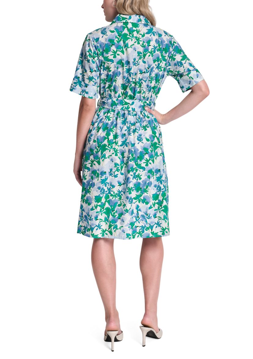 DKNY Women's Three-Quarter Sleeve Floral Midi Dress | Belk