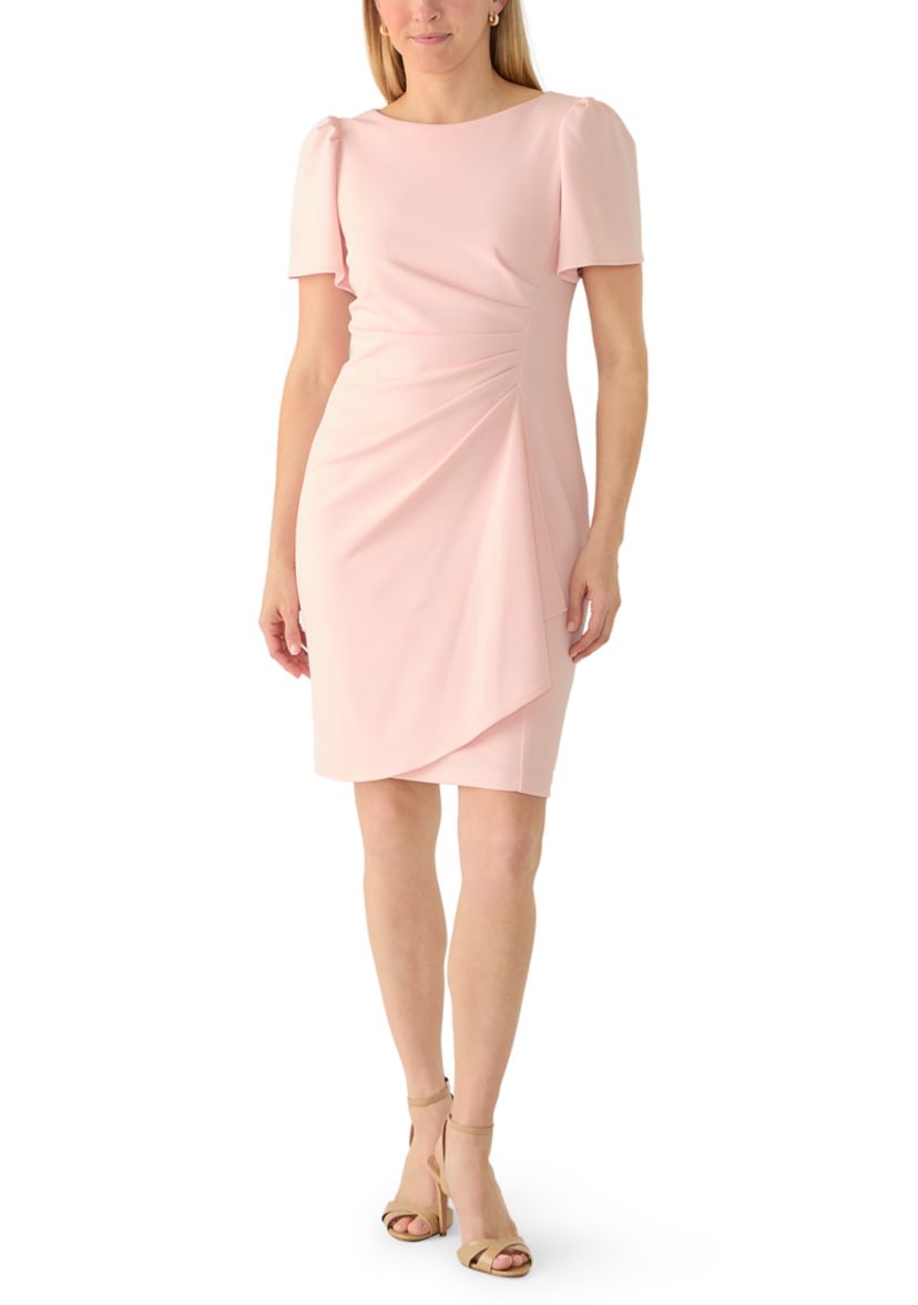 DKNY Women's Sheath Mini Dress, Pink, 6