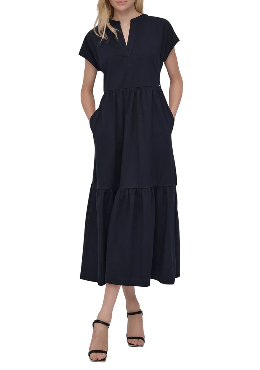 DKNY Women's Short Sleeve A-Line Dress | Belk