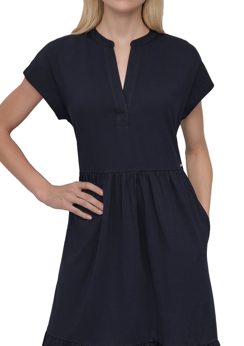 belk navy blue dress Navy blue skater halter dress, Comes with built in