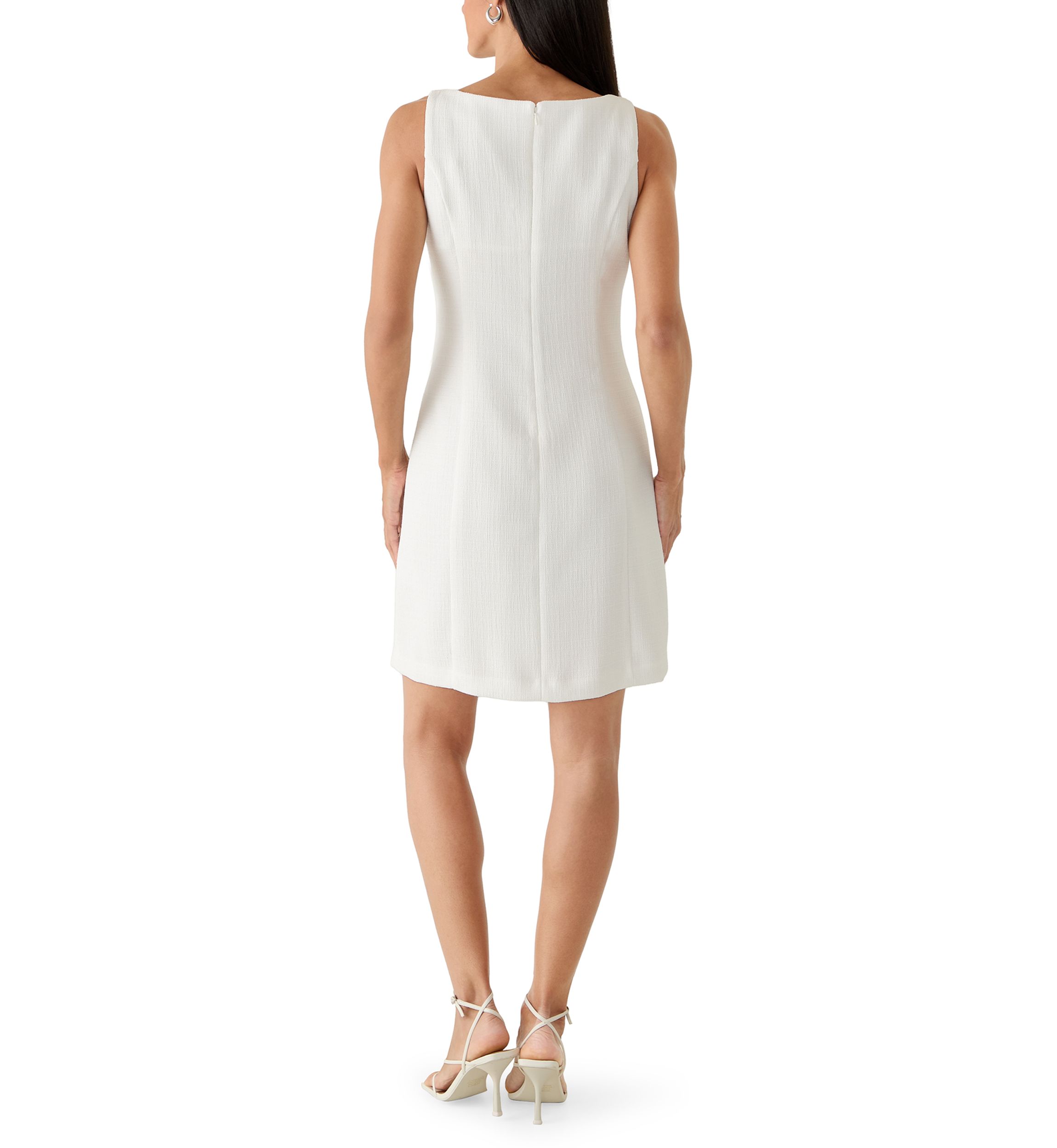 solid and striped linen dress Crystal 17 main image 0