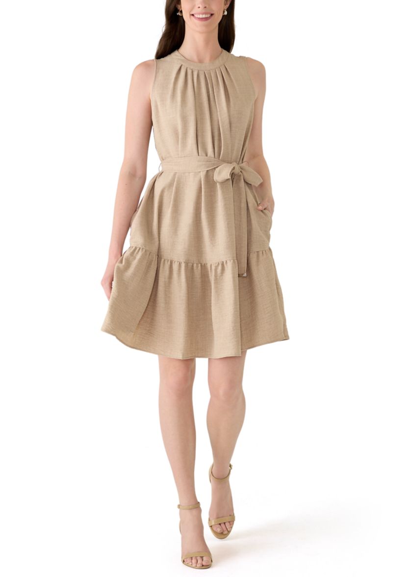 DKNY Women's Sleeveless Tiered Mini Dress | Belk