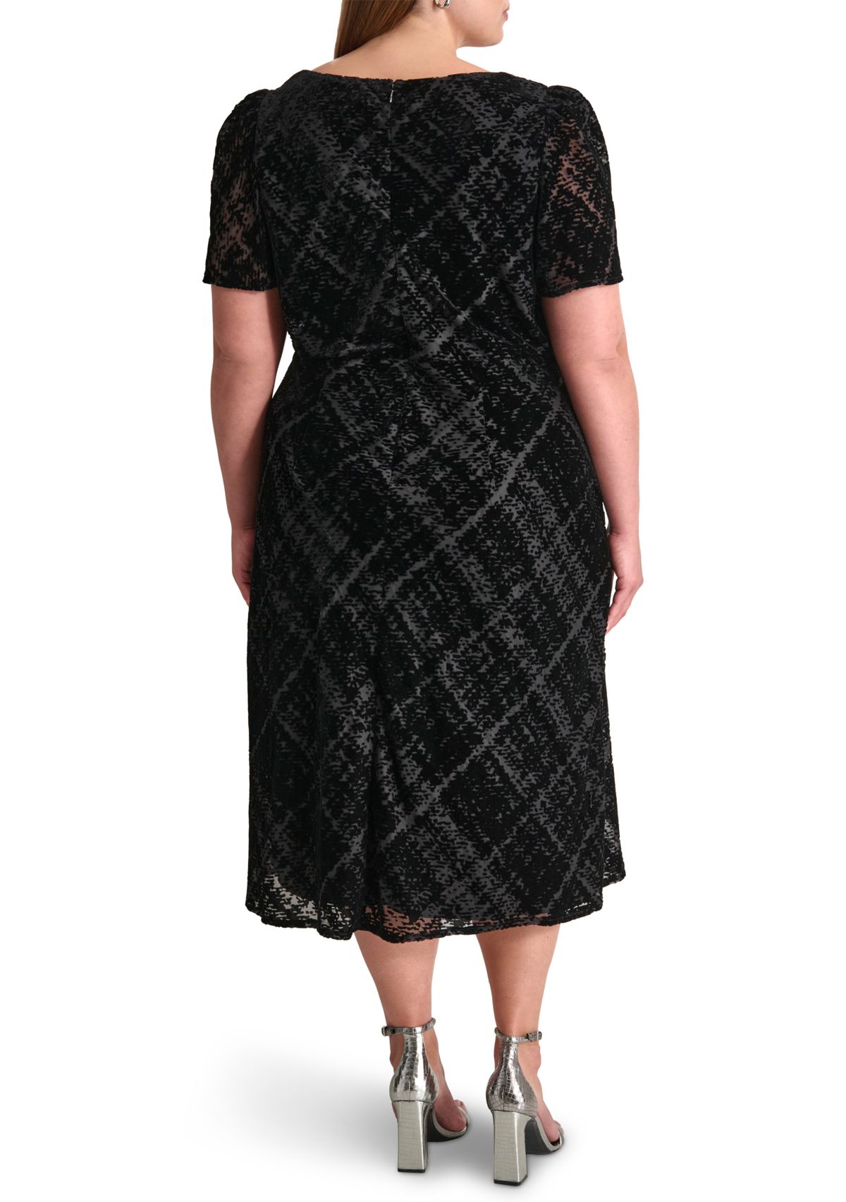 Plus SIze V-Neck Sheath Dress