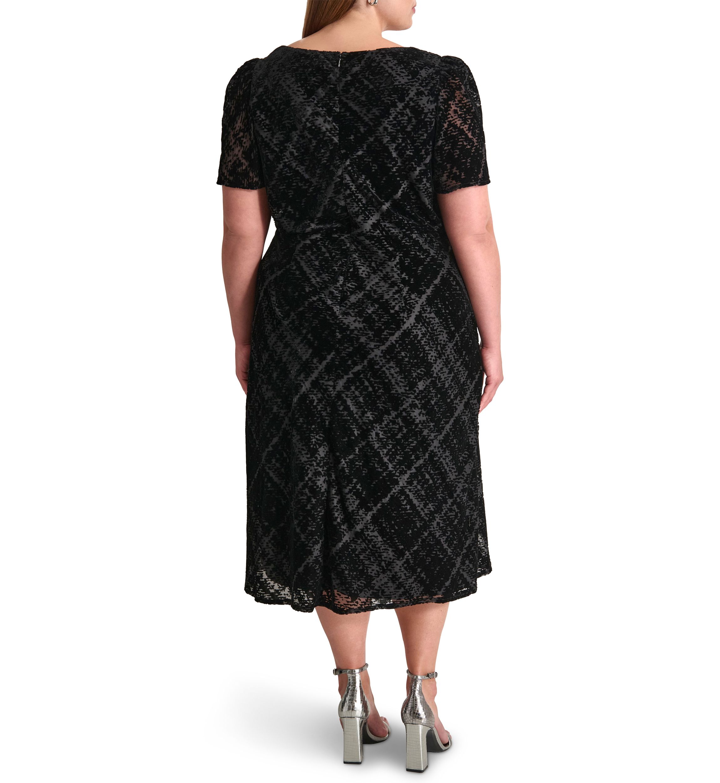 Plus SIze V-Neck Sheath Dress