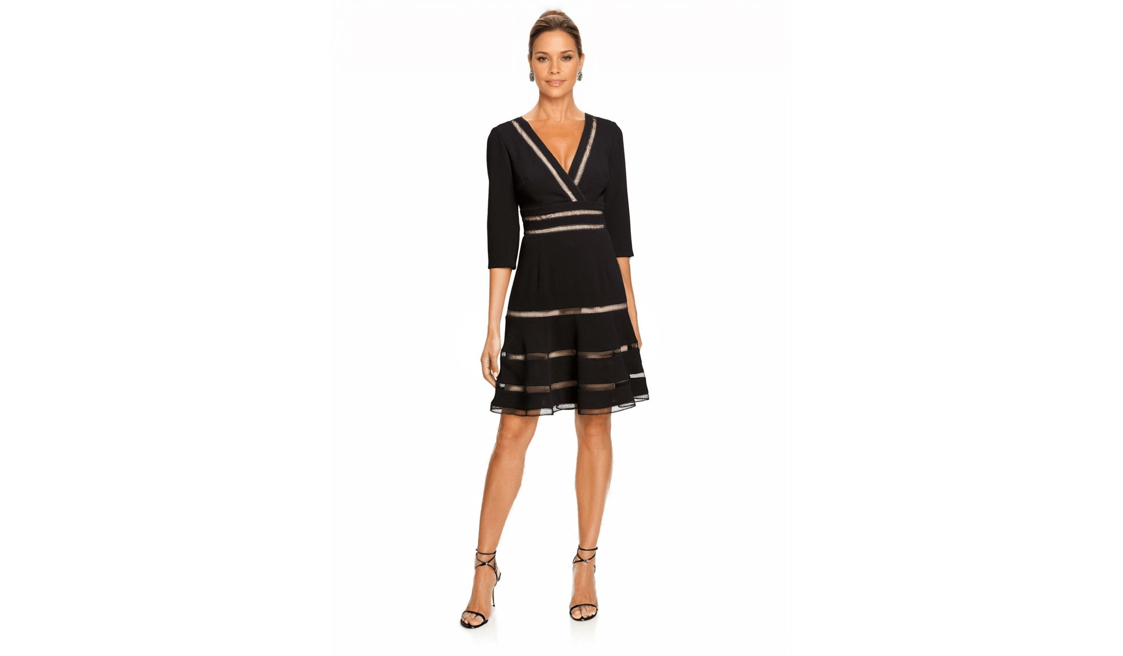belk black cocktail dresses Nox Anabel A843 Stunning Sequin Corset Homecoming Dress Black / 6