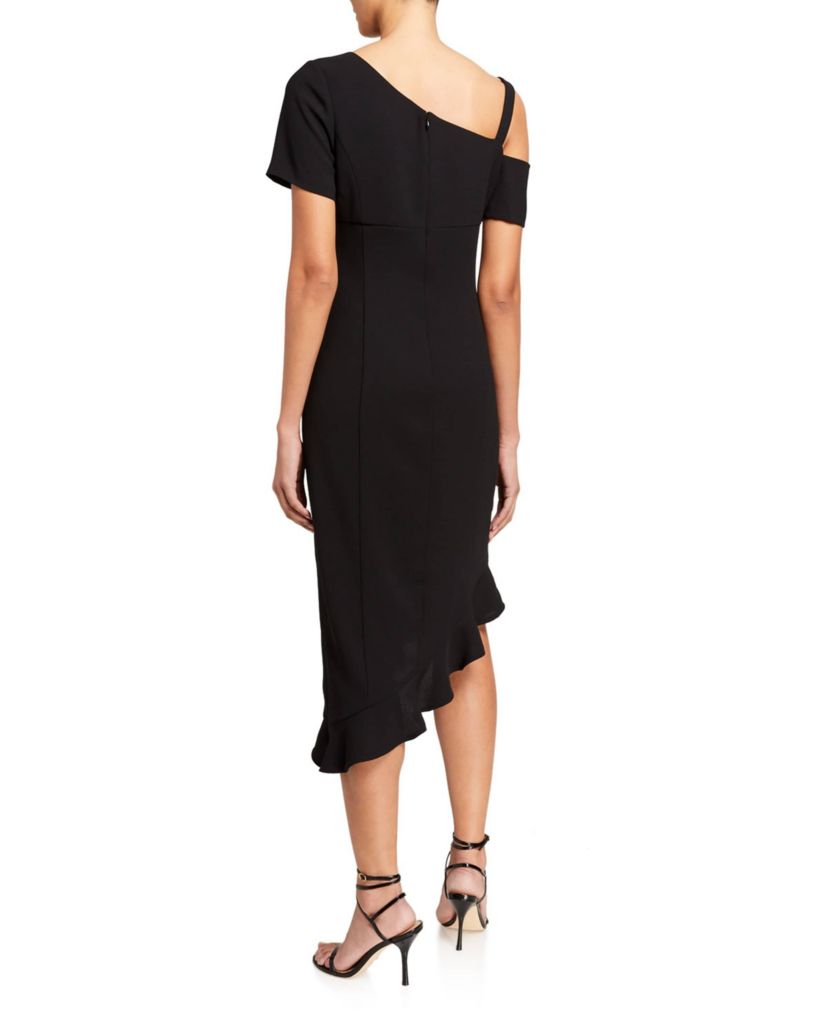 Floral Asymmetric Dress