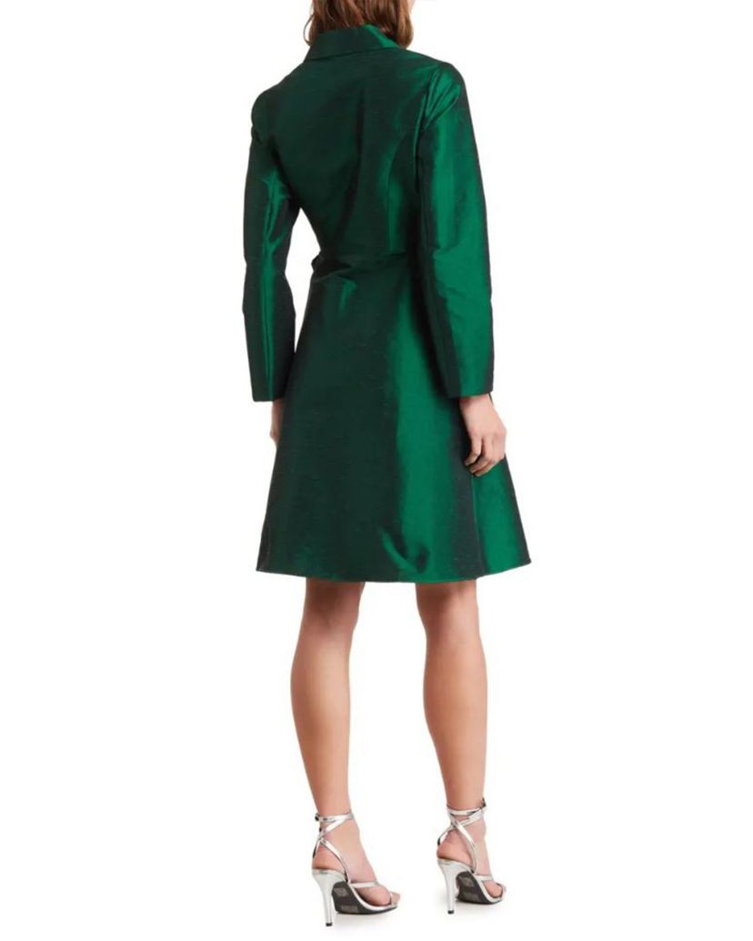 Dupioni Wrap Dress