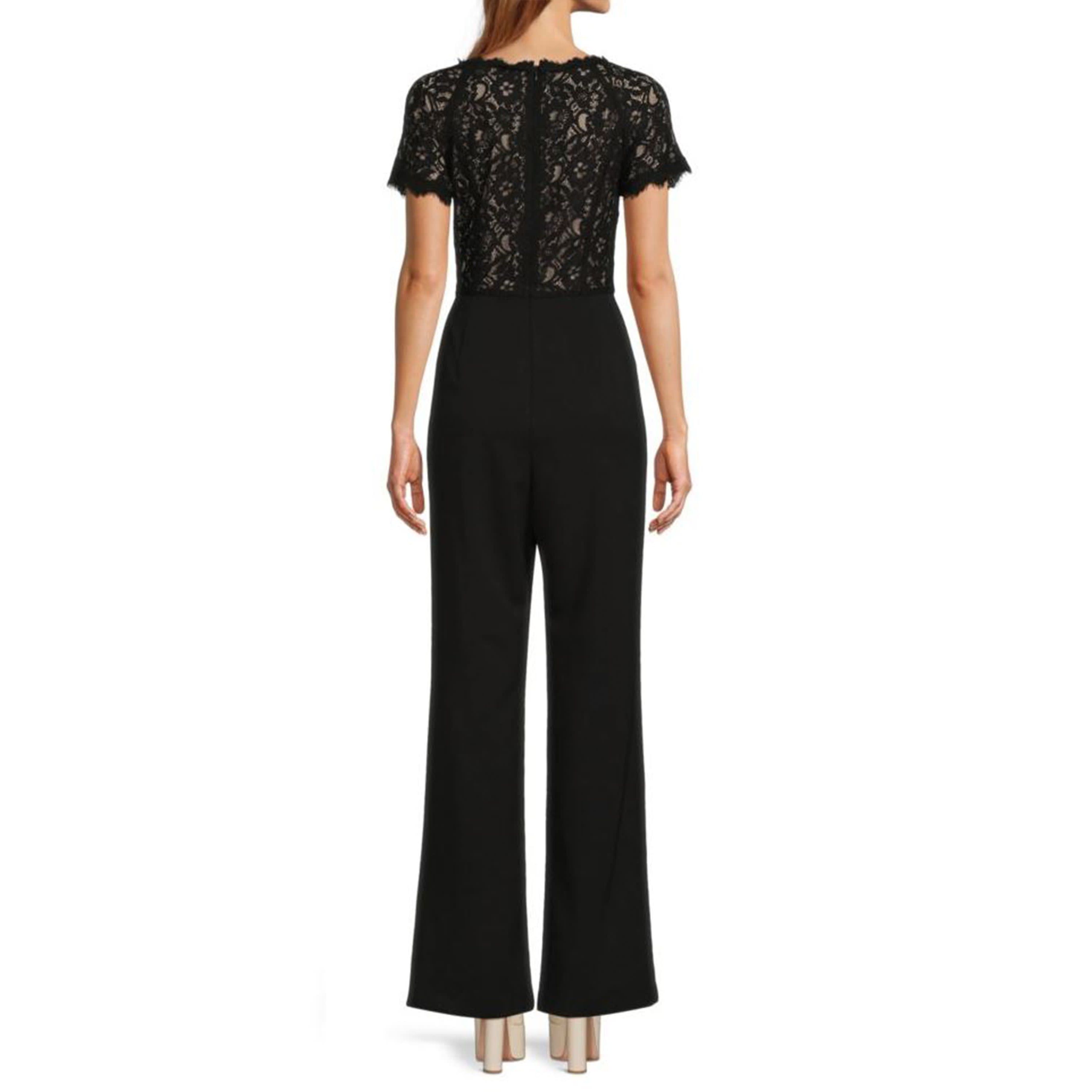 Lace V-Neck Jumpsuit
