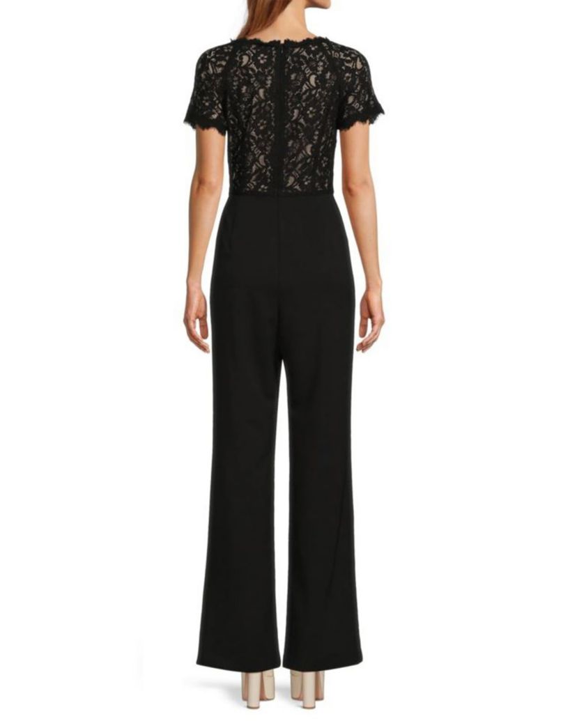 Lace V-Neck Jumpsuit