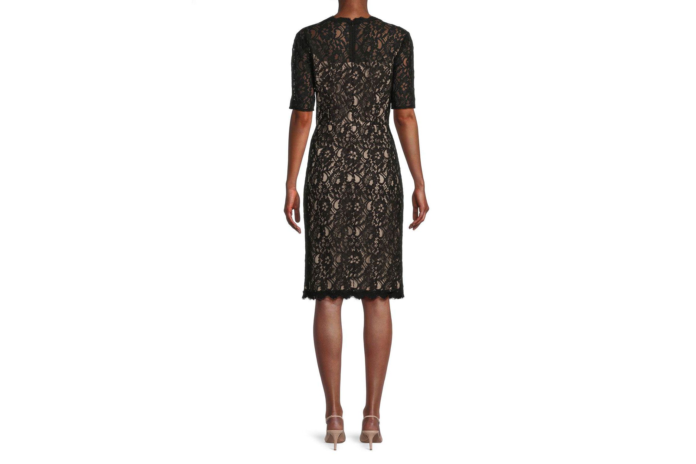 Sweetheart neckline bodycon lace dress