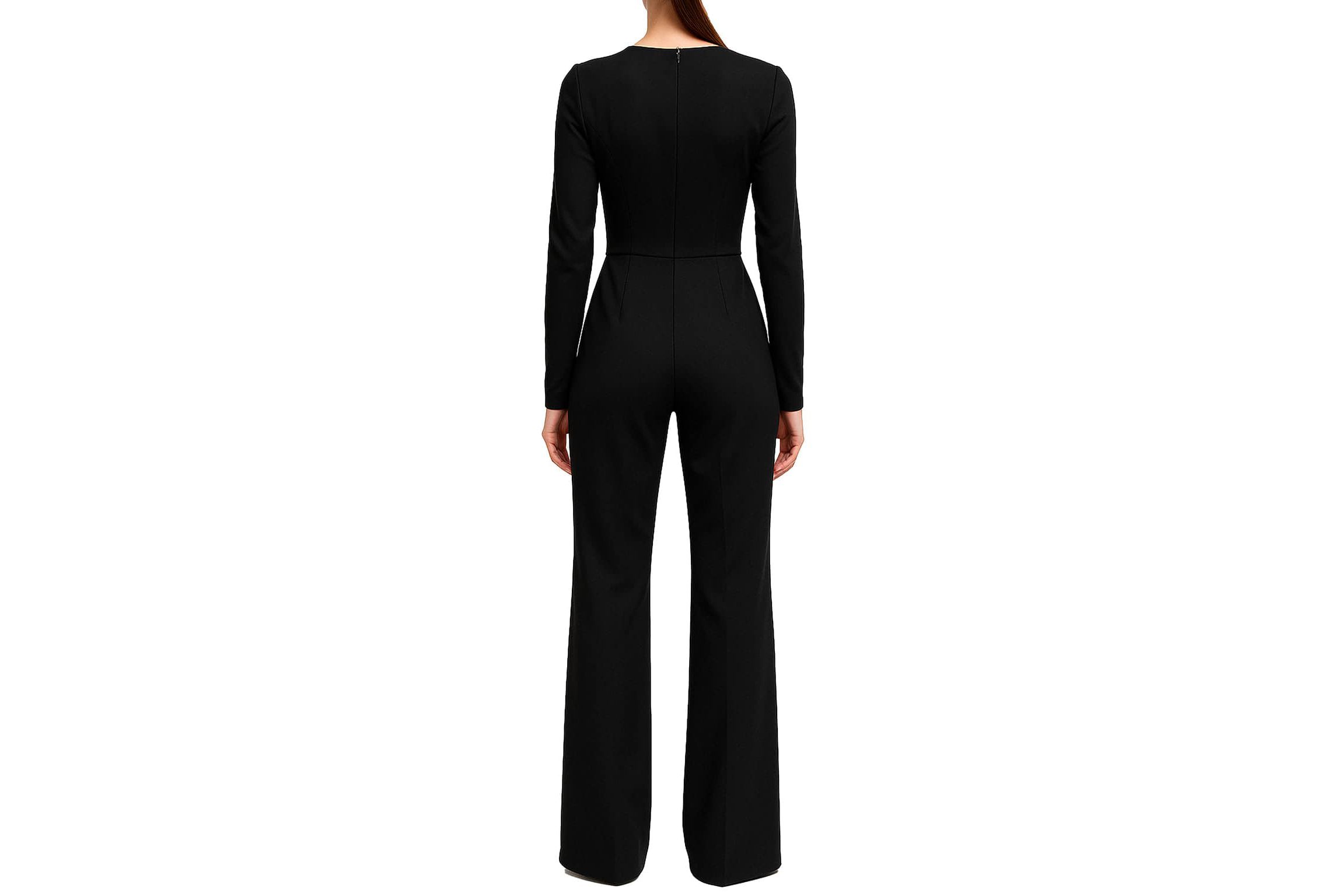 Gold Bow Trim Jumpsuit