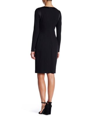 Bow Keyhole Sheath Dress