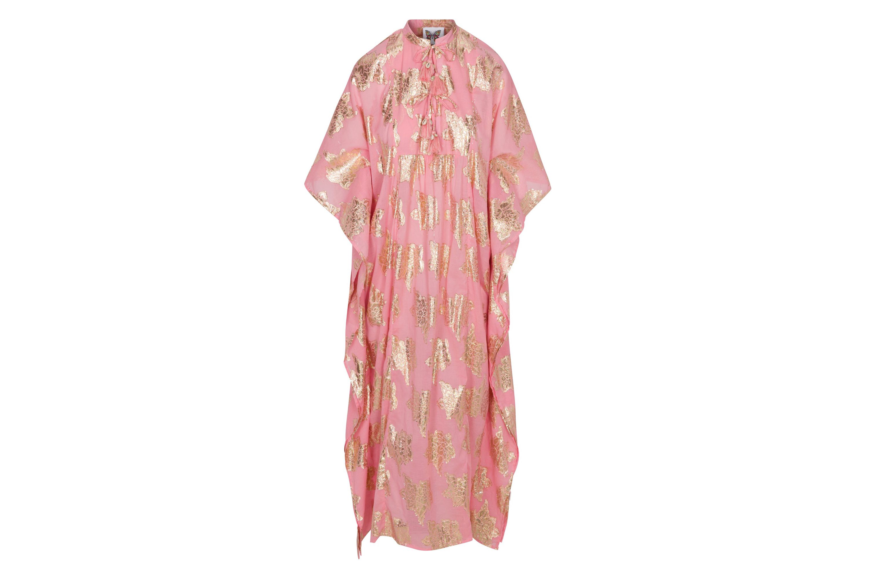 Palm Springs Sparkle Caftan Maxi Dress