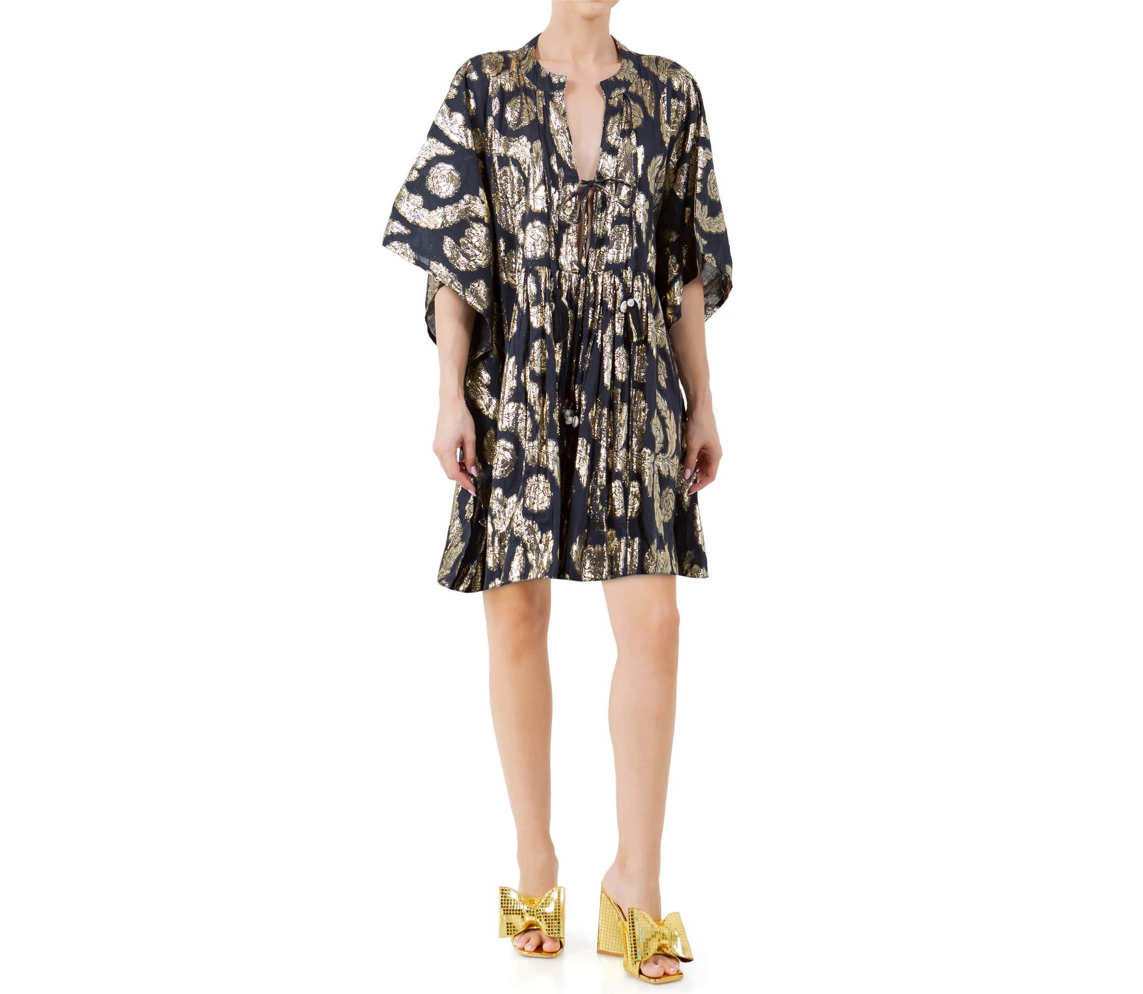 Palm Springs Caftan Midi Dress