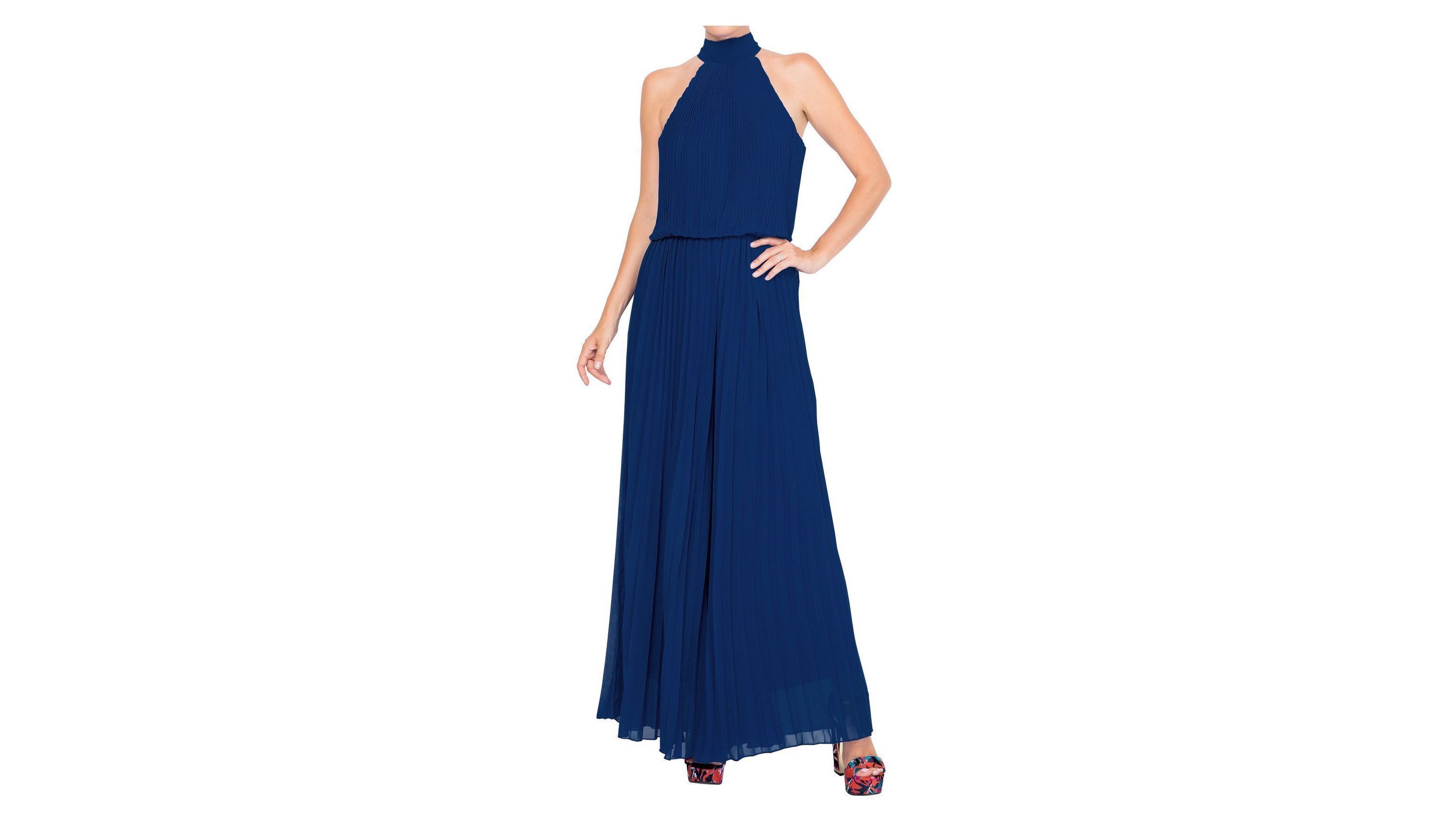 Wild Orchid Pleat Jumpsuit