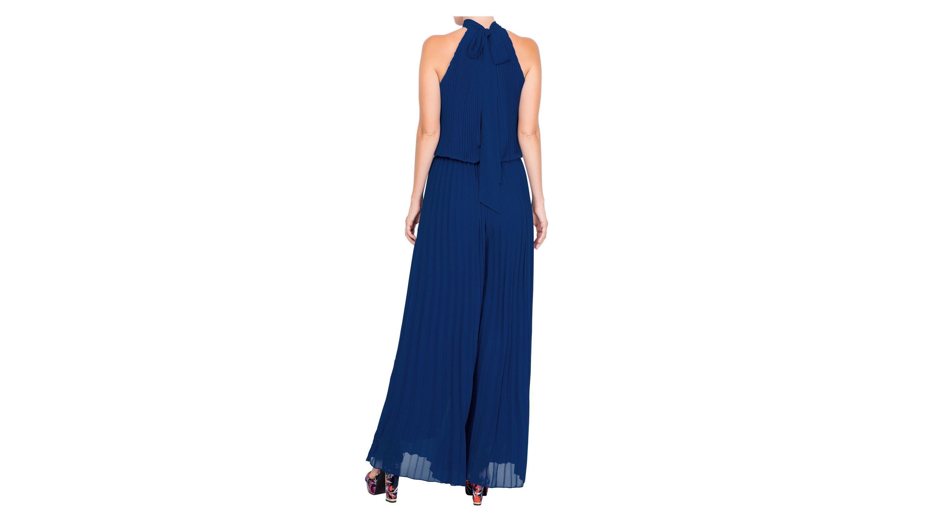 Wild Orchid Pleat Jumpsuit