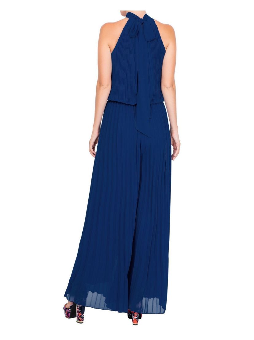 Wild Orchid Pleat Jumpsuit