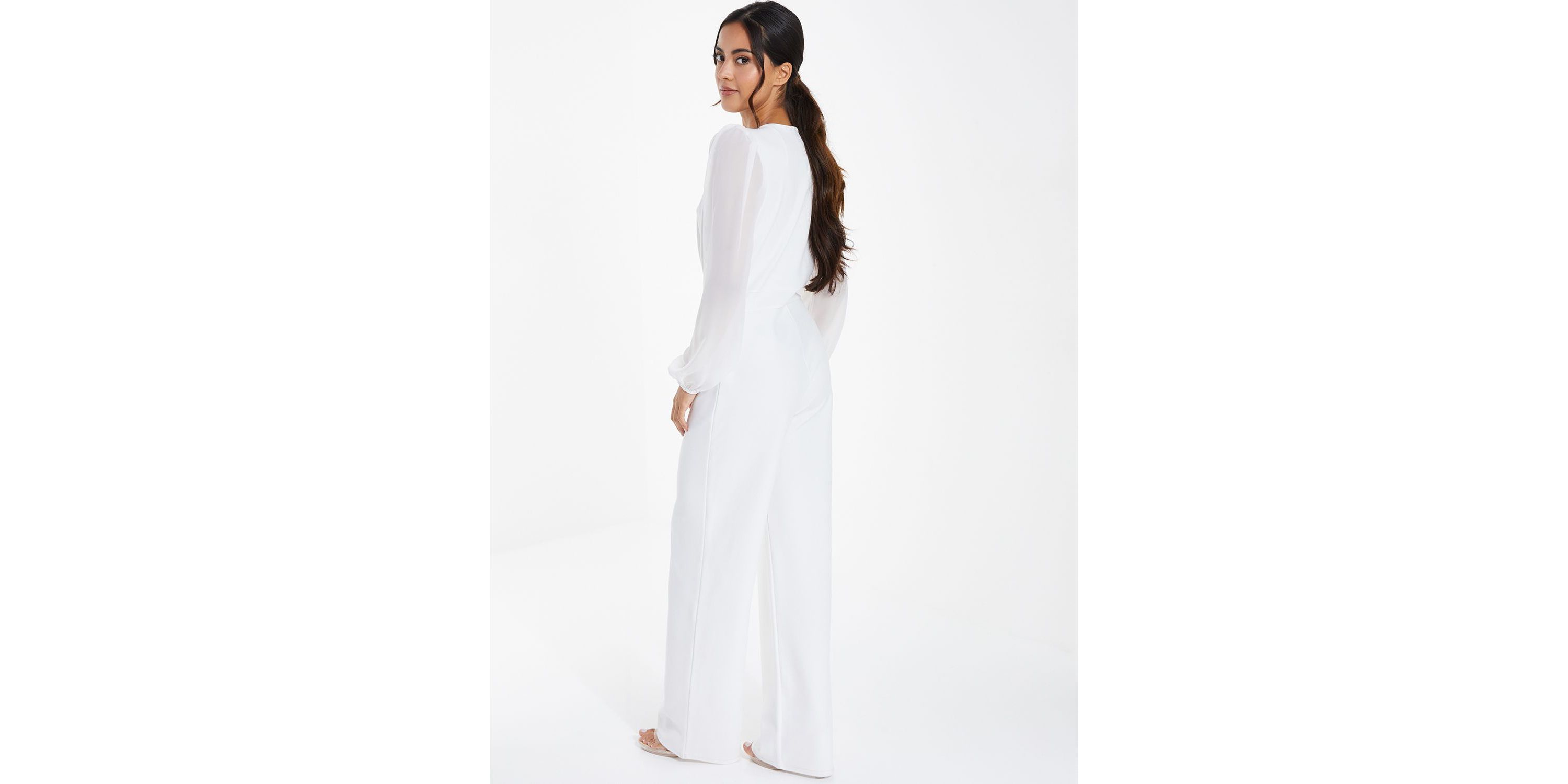 Chiffon Buckle Palzzo Jumpsuit