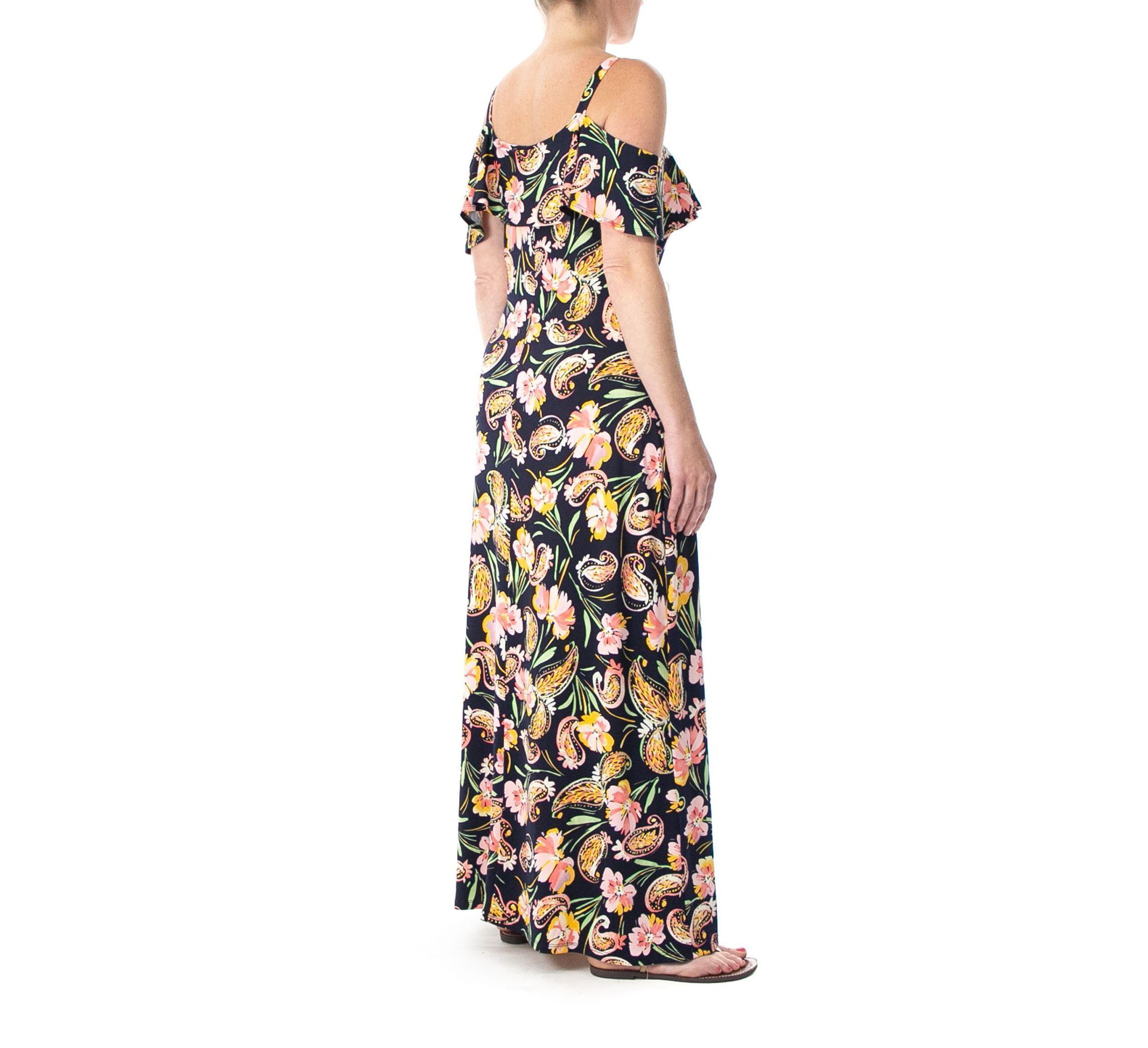 Cold Shoulder Flip Flop Maxi