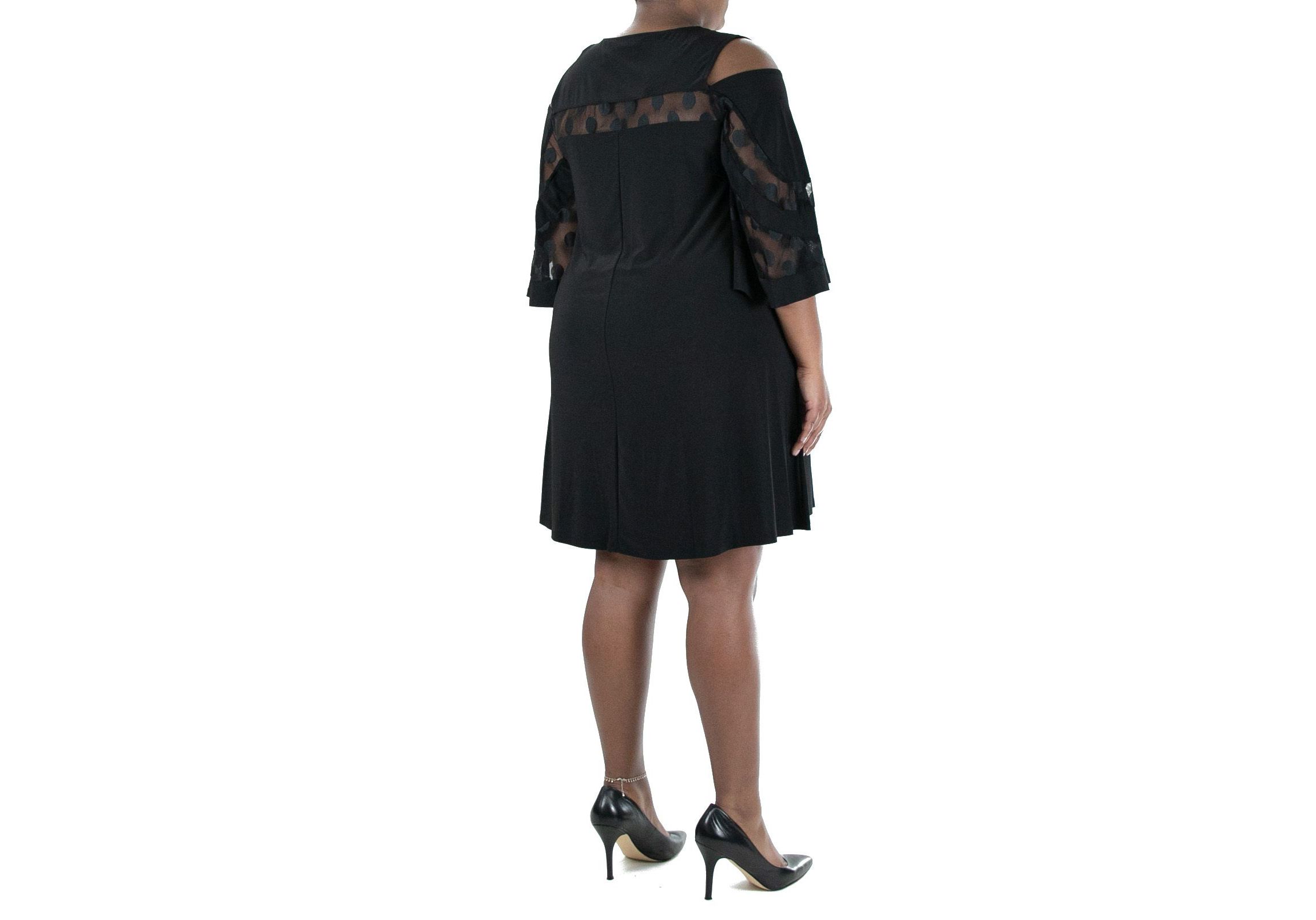 homecoming dresses plus size with sleeves Plus Size Knee-Length Homecoming Cocktail Dresses With Long Sleeves