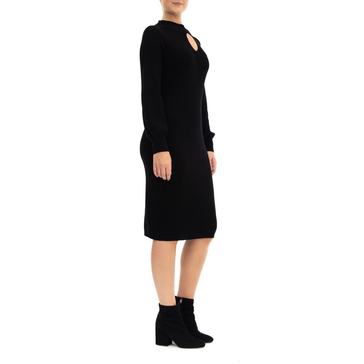 Keyhole Sweater Dress