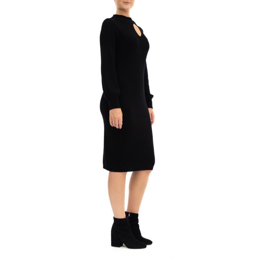 Keyhole Sweater Dress