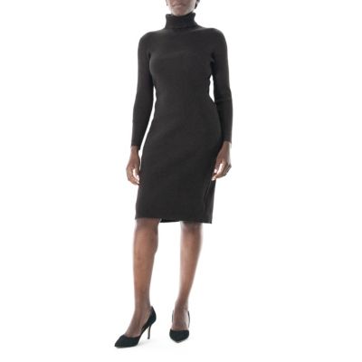 Nina Leonard Women's Ribbed Midi Sweater Dress, XL