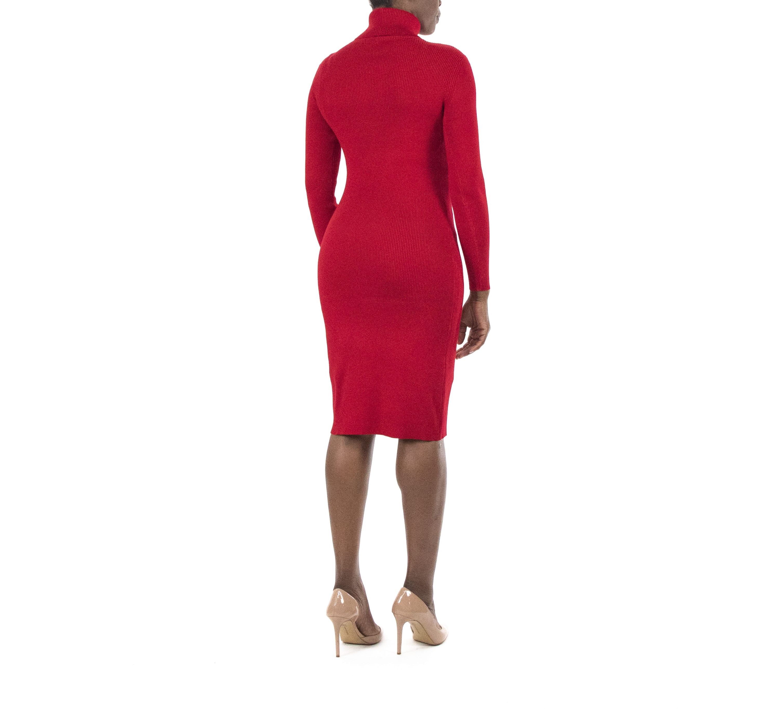 Ribbed Midi Sweater Dress