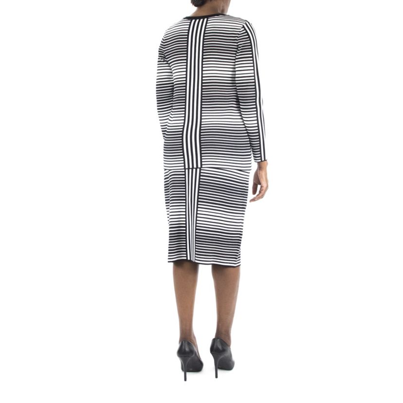 Stripe Jacquard Skirt Set