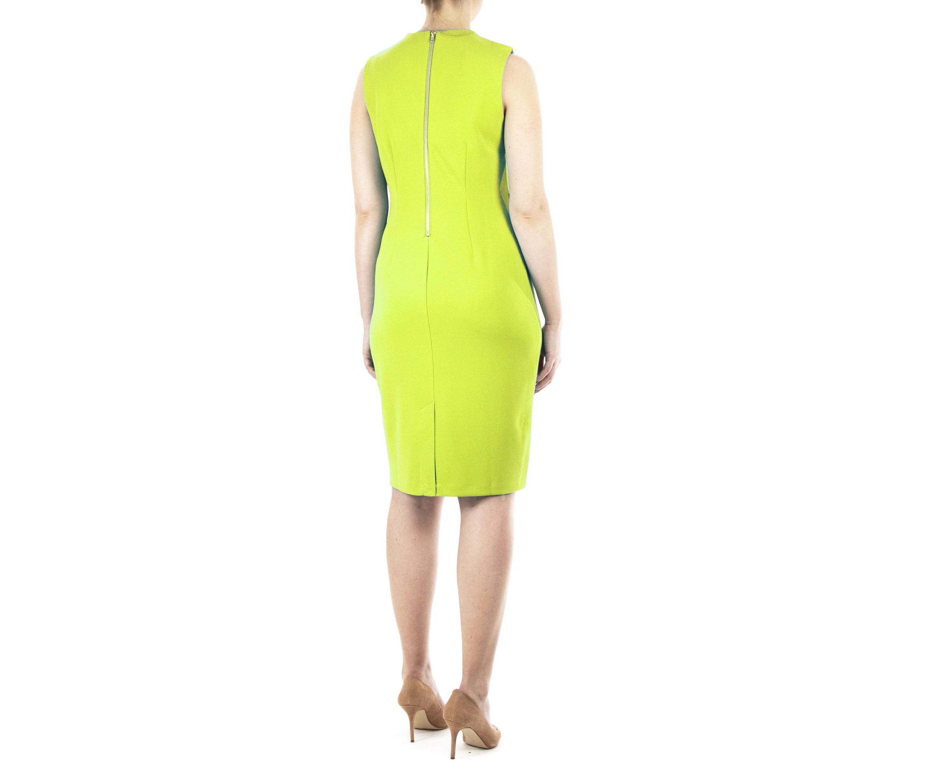 U Neck Midi Dress