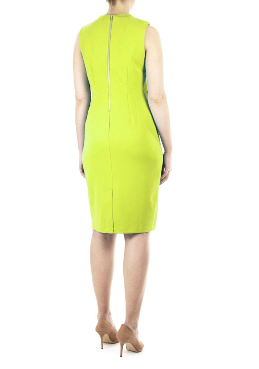 U Neck Midi Dress