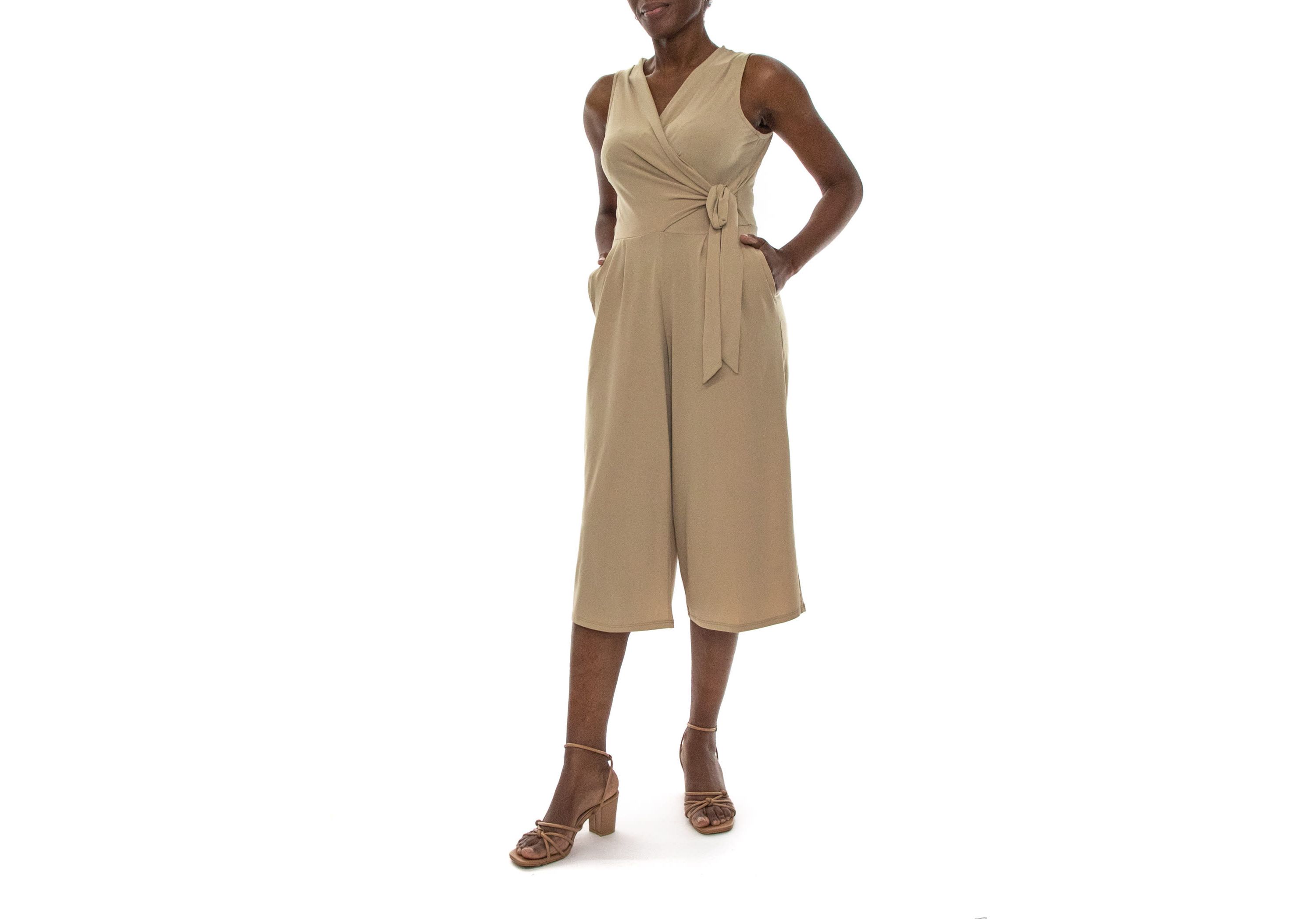 Wrap Coulotte Jumpsuit