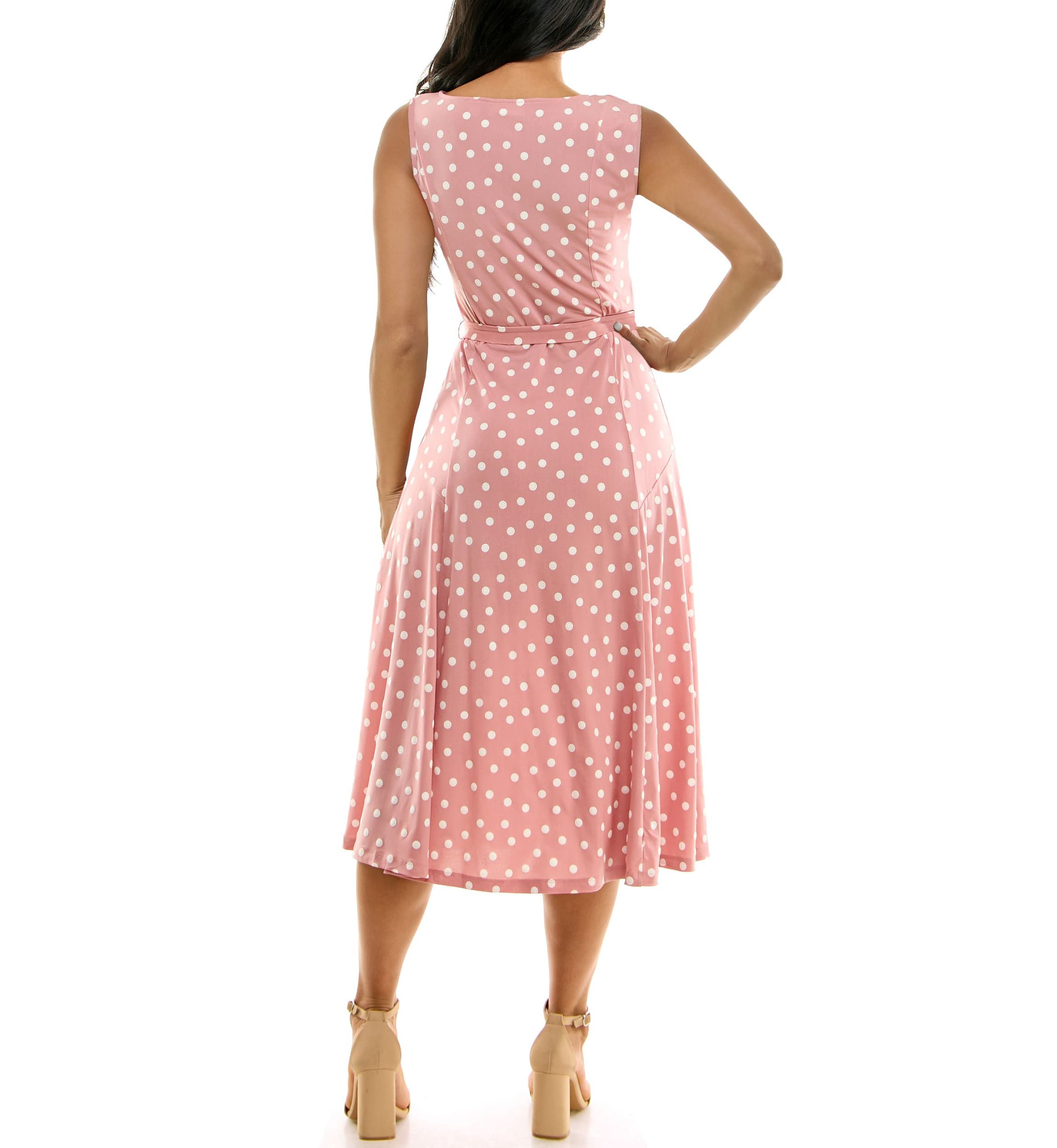 Printed Sylvia Midi Dress With Self Sash