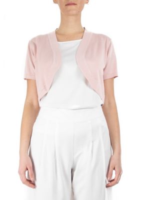 Nina Leonard Women's Knit Classic Short Sleeve Bolero